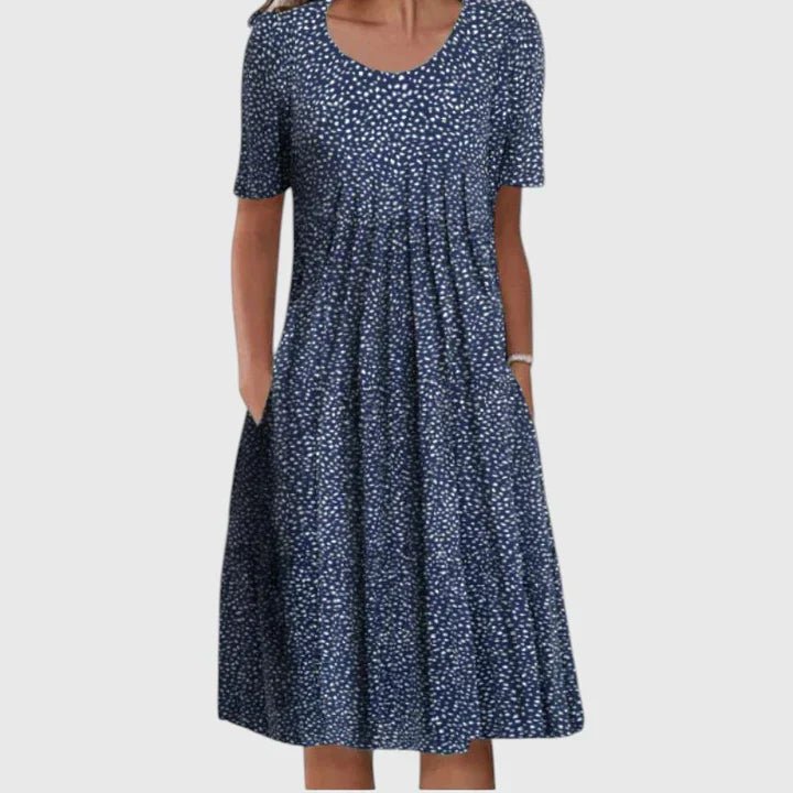BLANCA | VESTIDO ELEGANTE FLORAL - Aurea Montiel