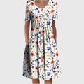 BLANCA | VESTIDO ELEGANTE FLORAL - Aurea Montiel