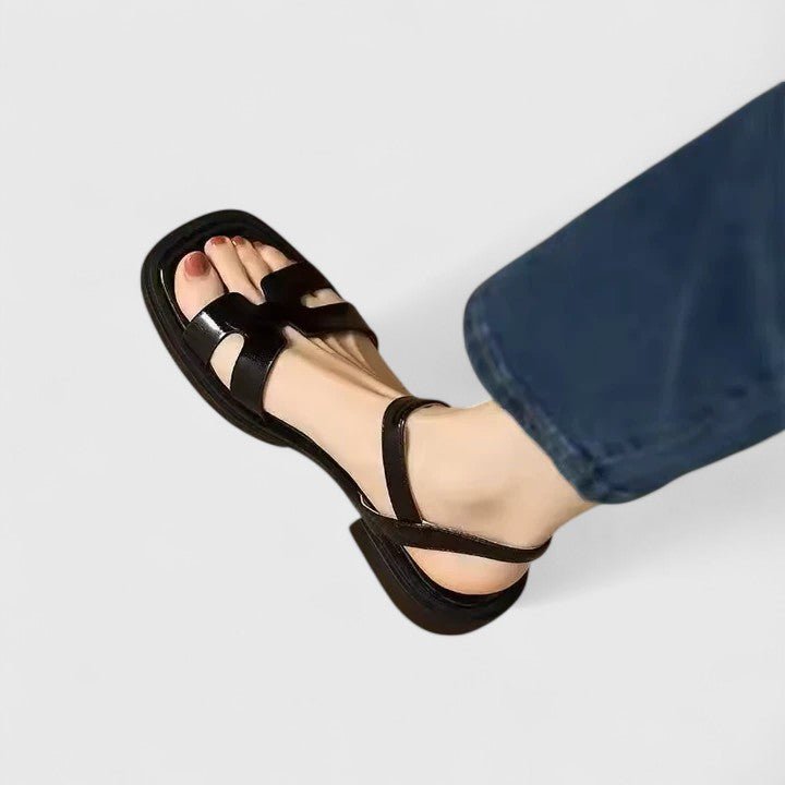 CAELIA | SANDALIAS CON TIRAS - Aurea Montiel