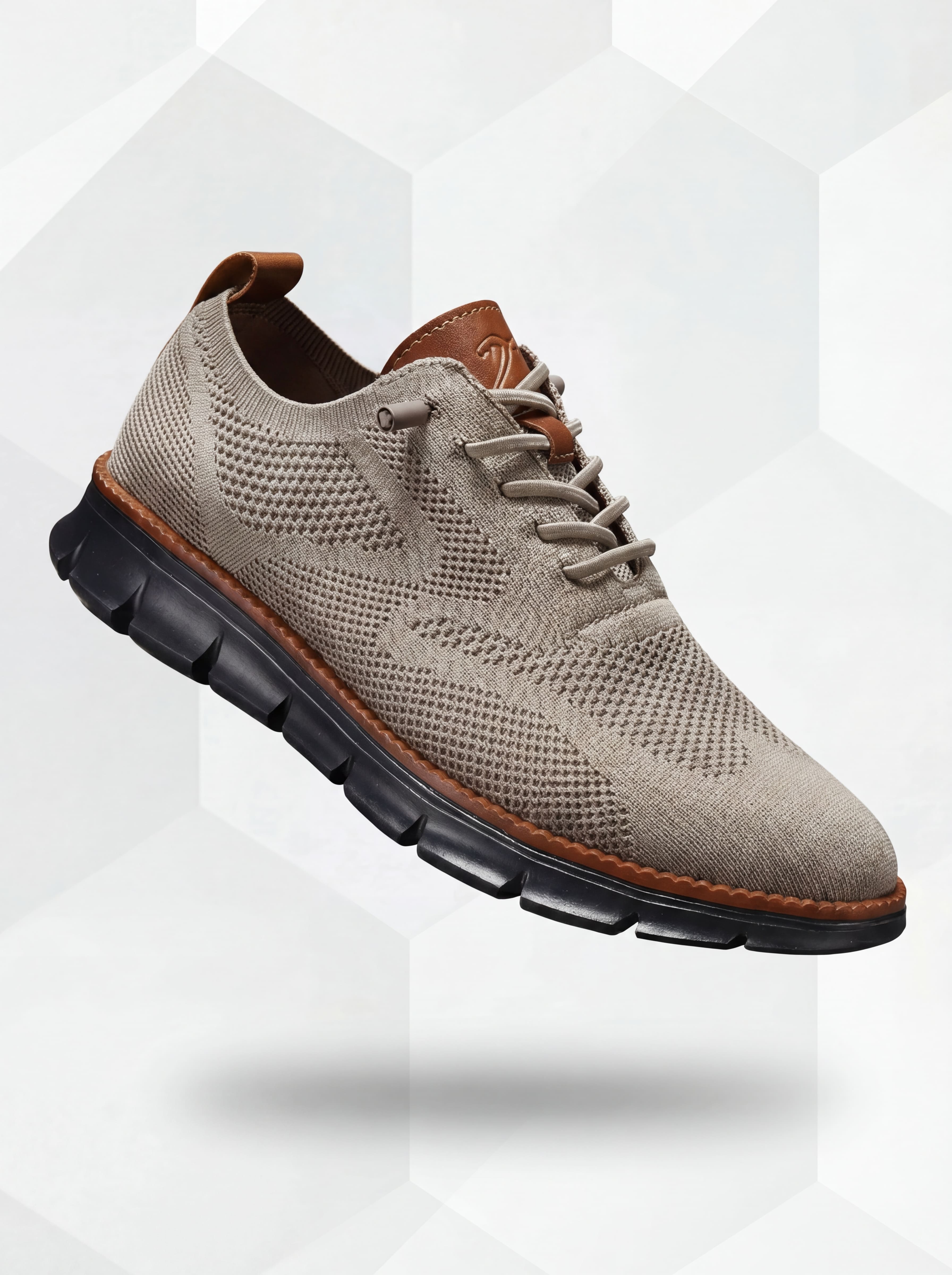 Scarpe Traspiranti Ultracomfort: Kaki-Nero