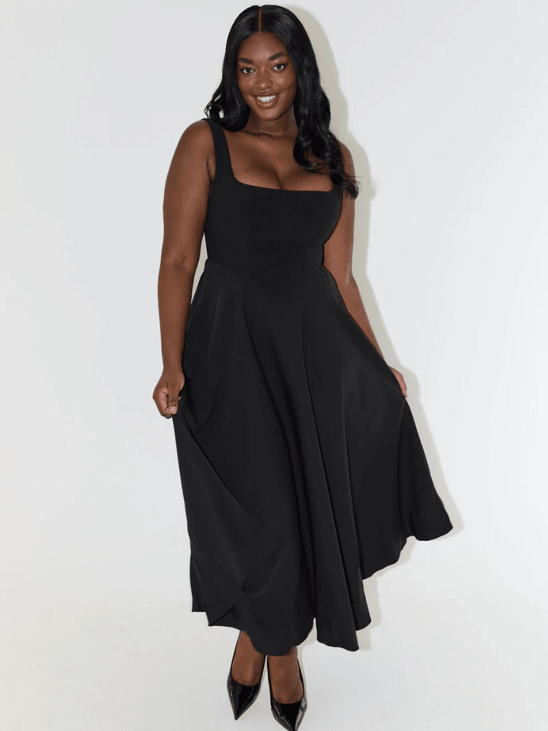 CARLA | VESTIDO MIDI ELEGANTE - Aurea Montiel