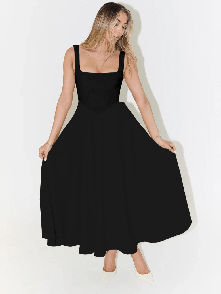 CARLA | VESTIDO MIDI ELEGANTE - Aurea Montiel