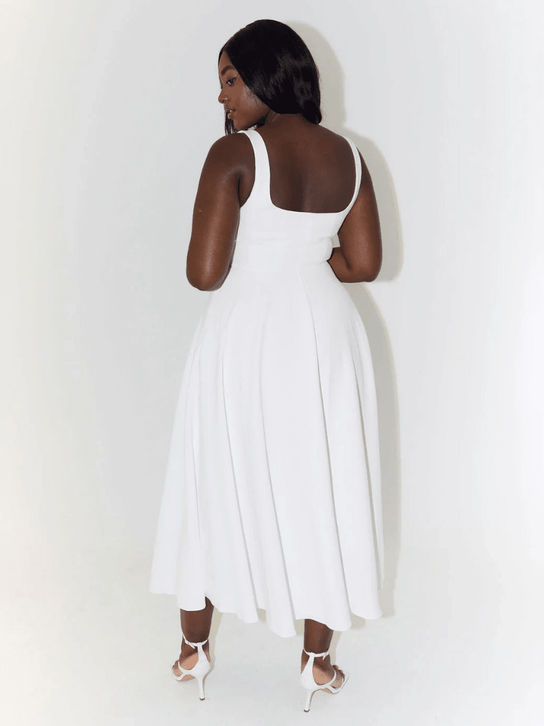 CARLA | VESTIDO MIDI ELEGANTE - Aurea Montiel