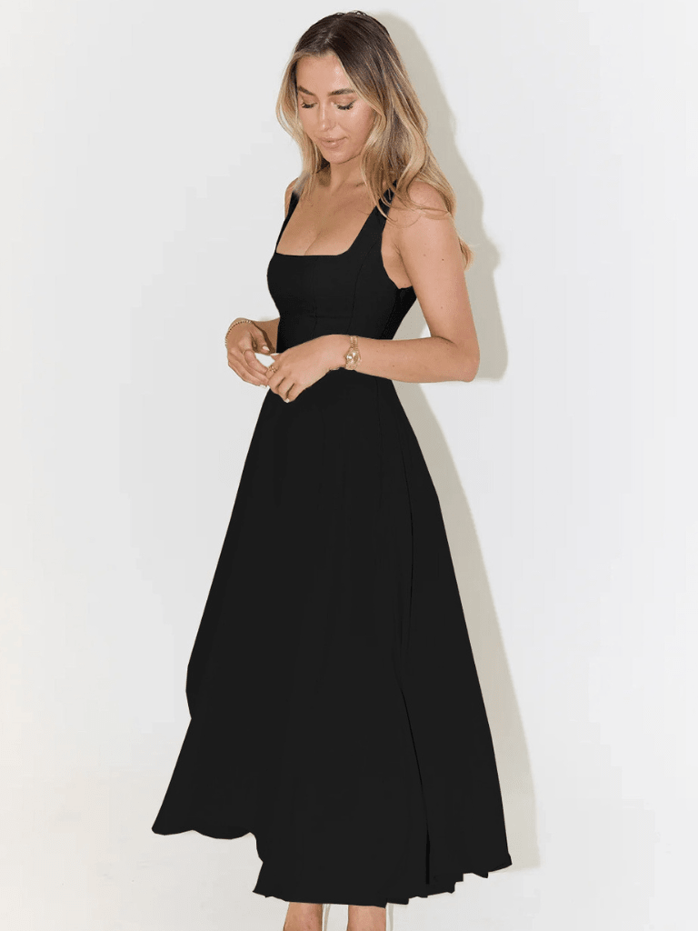 CARLA | VESTIDO MIDI ELEGANTE - Aurea Montiel