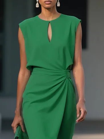 CARLOTA | VESTIDO MIDI DE DISEÑO - Aurea Montiel