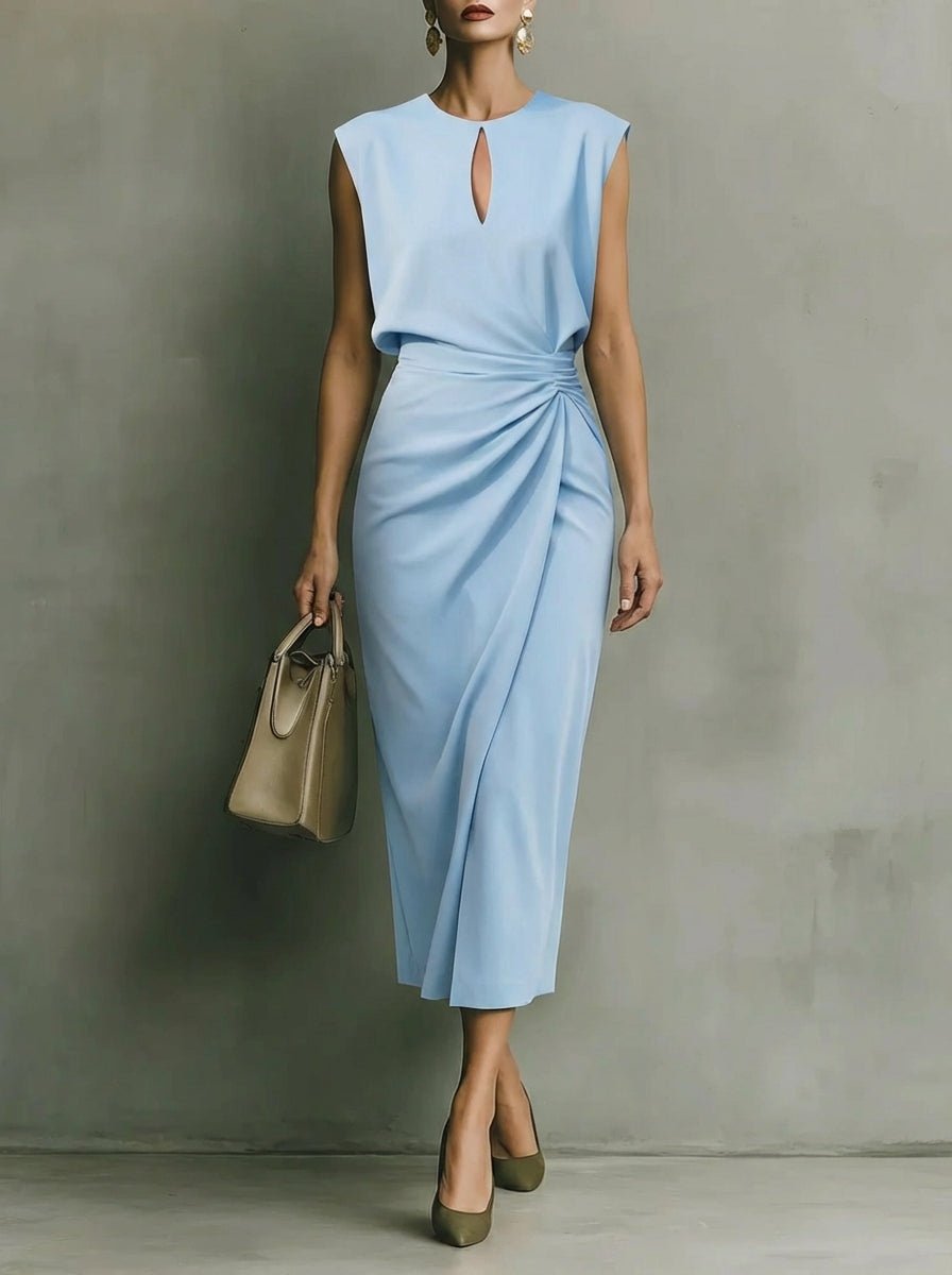 CARLOTA | VESTIDO MIDI DE DISEÑO - Aurea Montiel