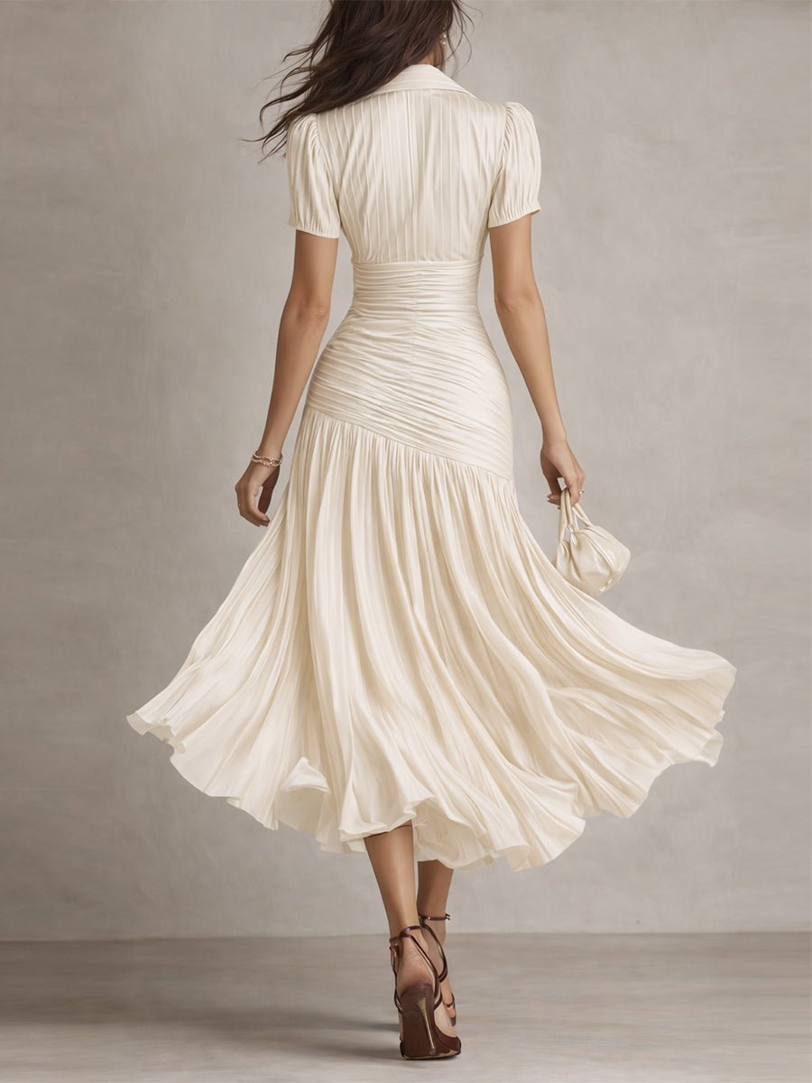 CELIA | VESTIDO SATINADO - Aurea Montiel