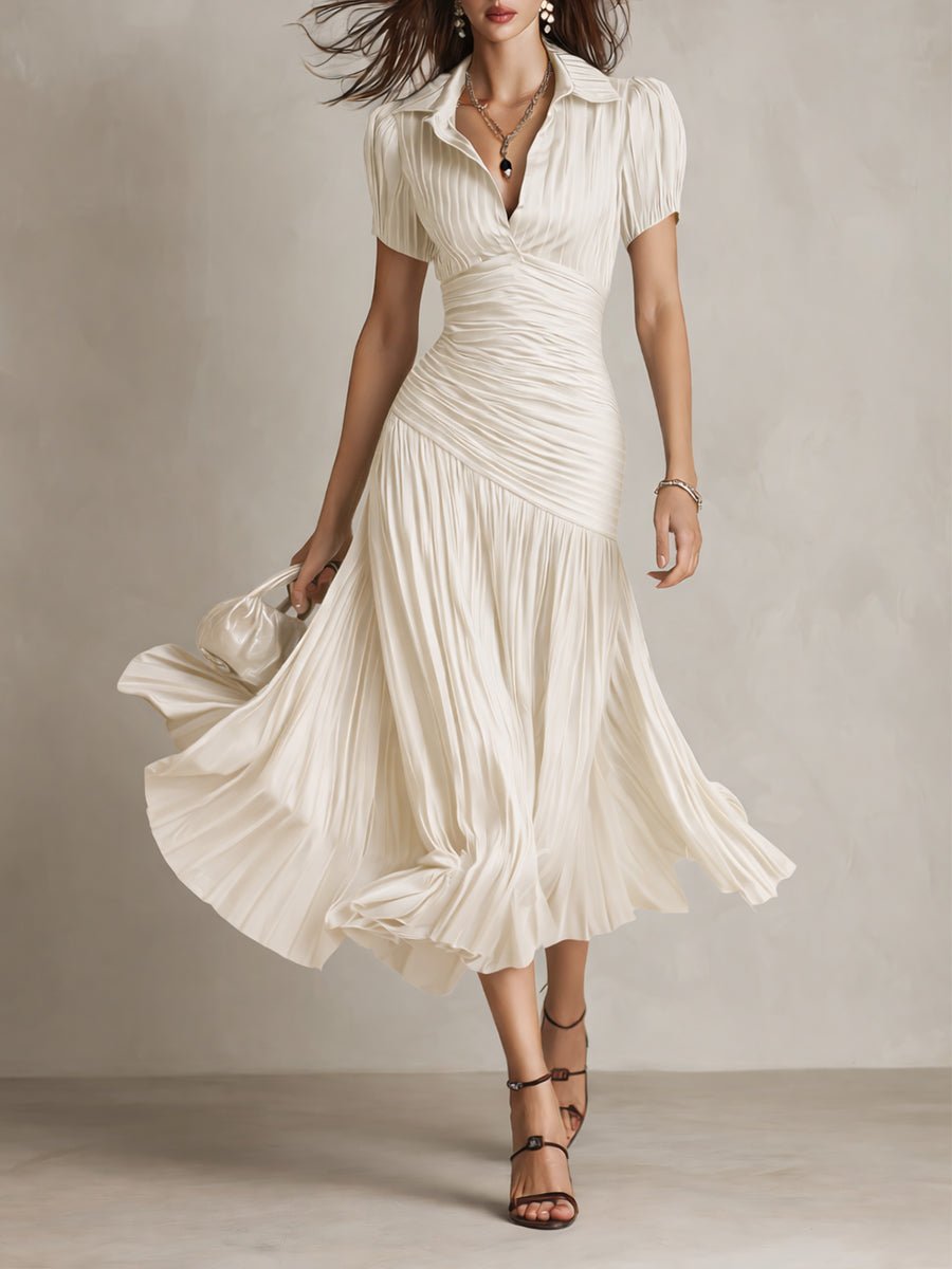 CELIA | VESTIDO SATINADO - Aurea Montiel