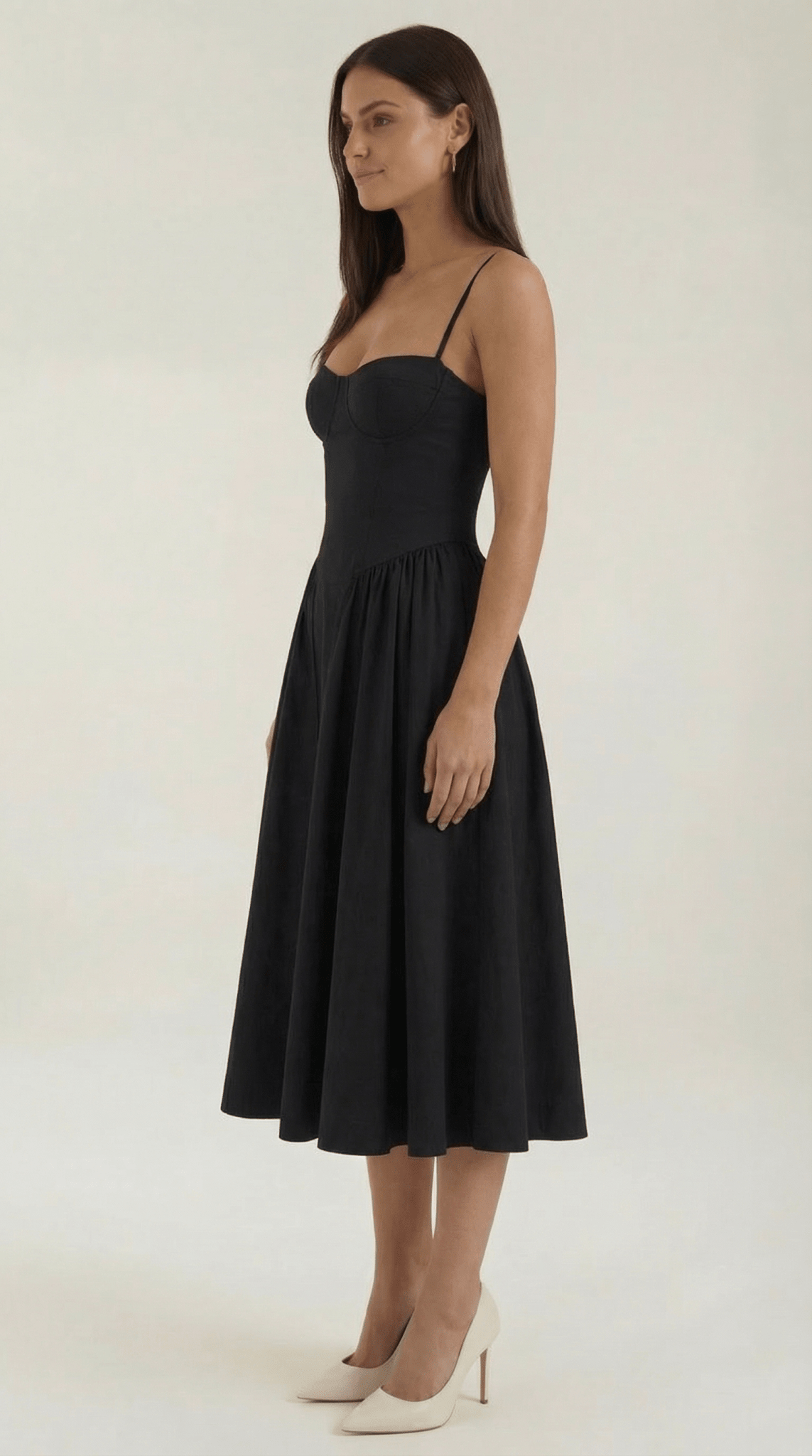CLAUDIA | VESTIDO MIDI CON CORSÉ - Aurea Montiel