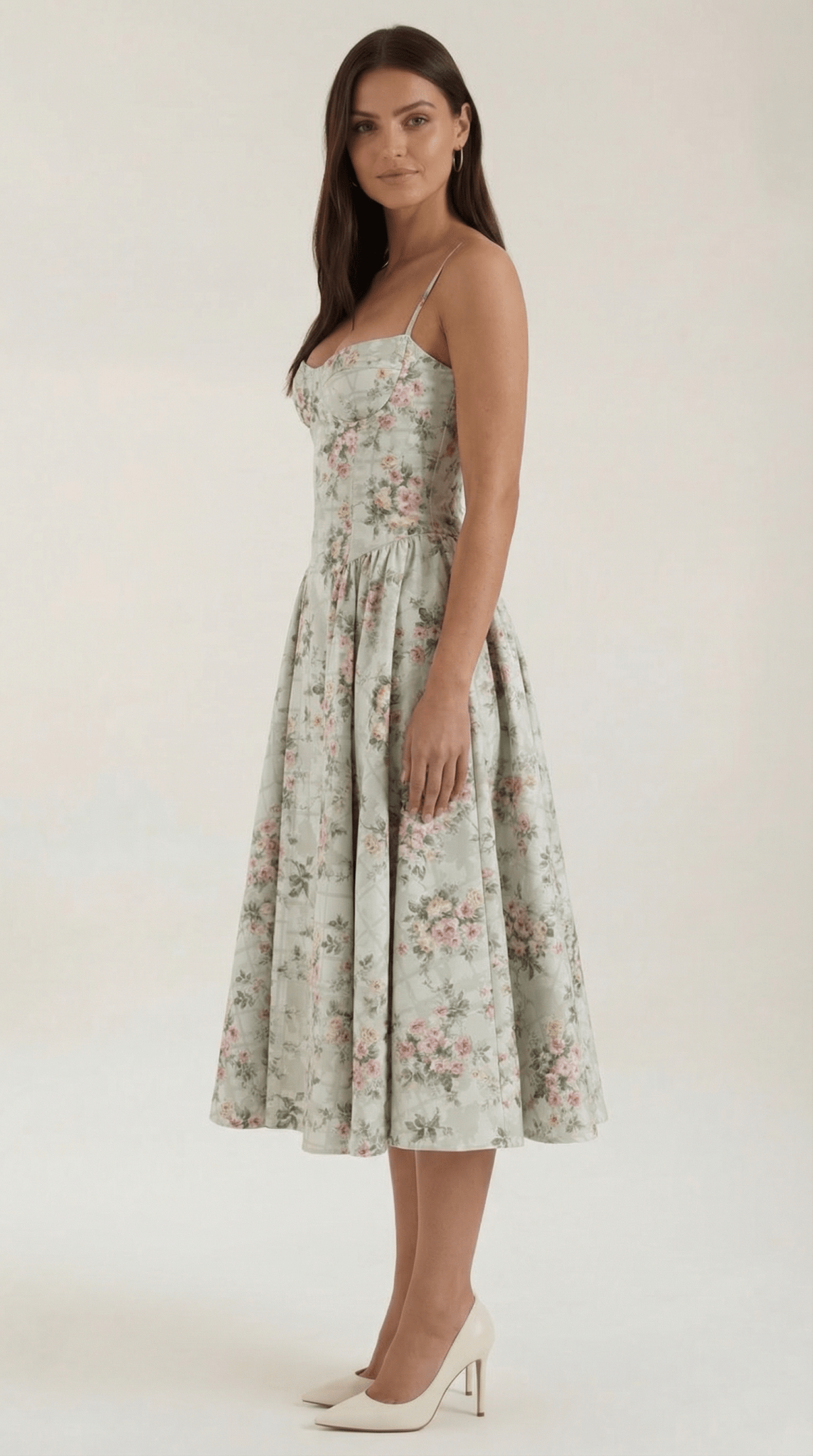 CLAUDIA | VESTIDO MIDI CON CORSÉ - Aurea Montiel