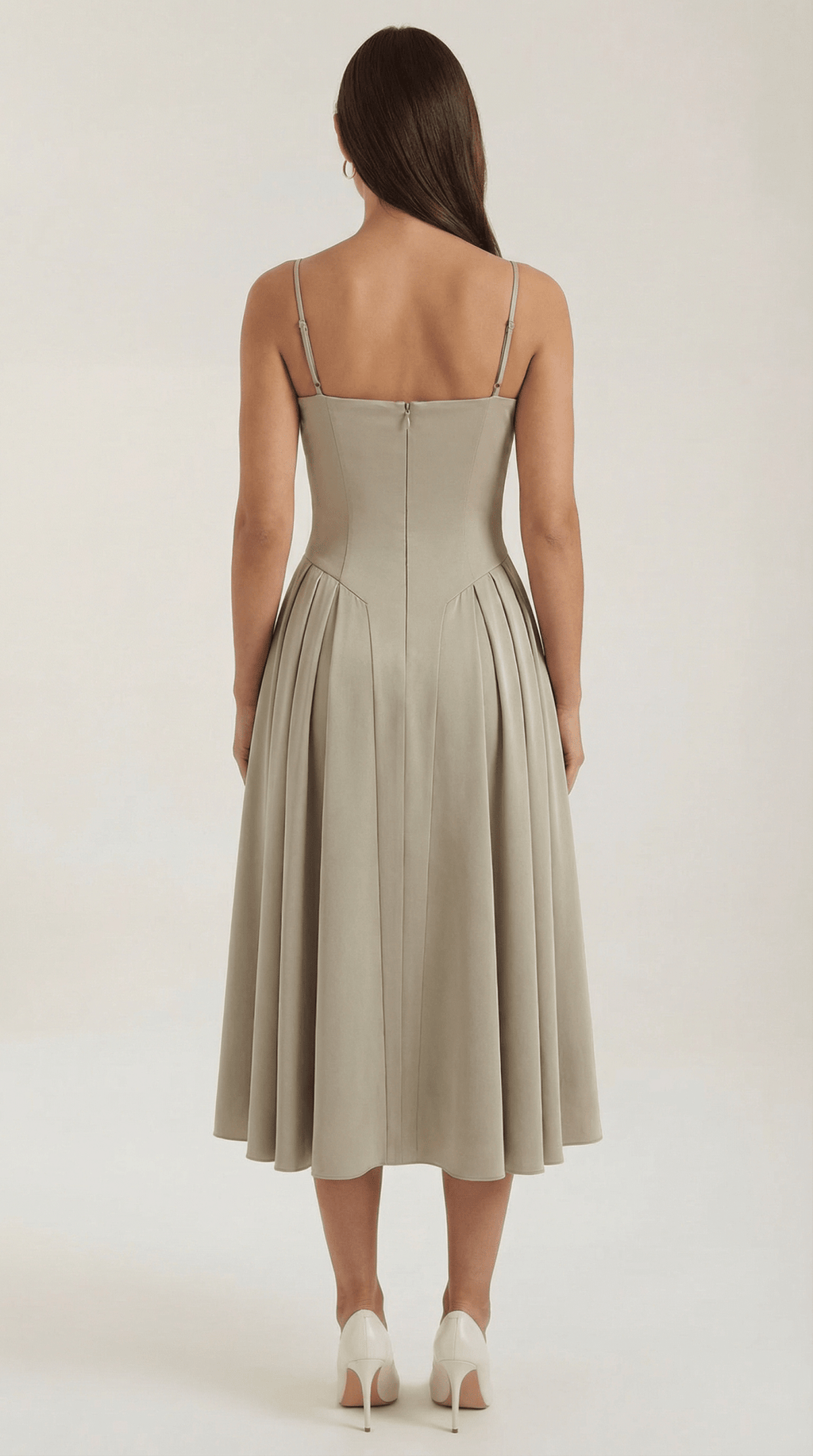 CLAUDIA | VESTIDO MIDI CON CORSÉ - Aurea Montiel