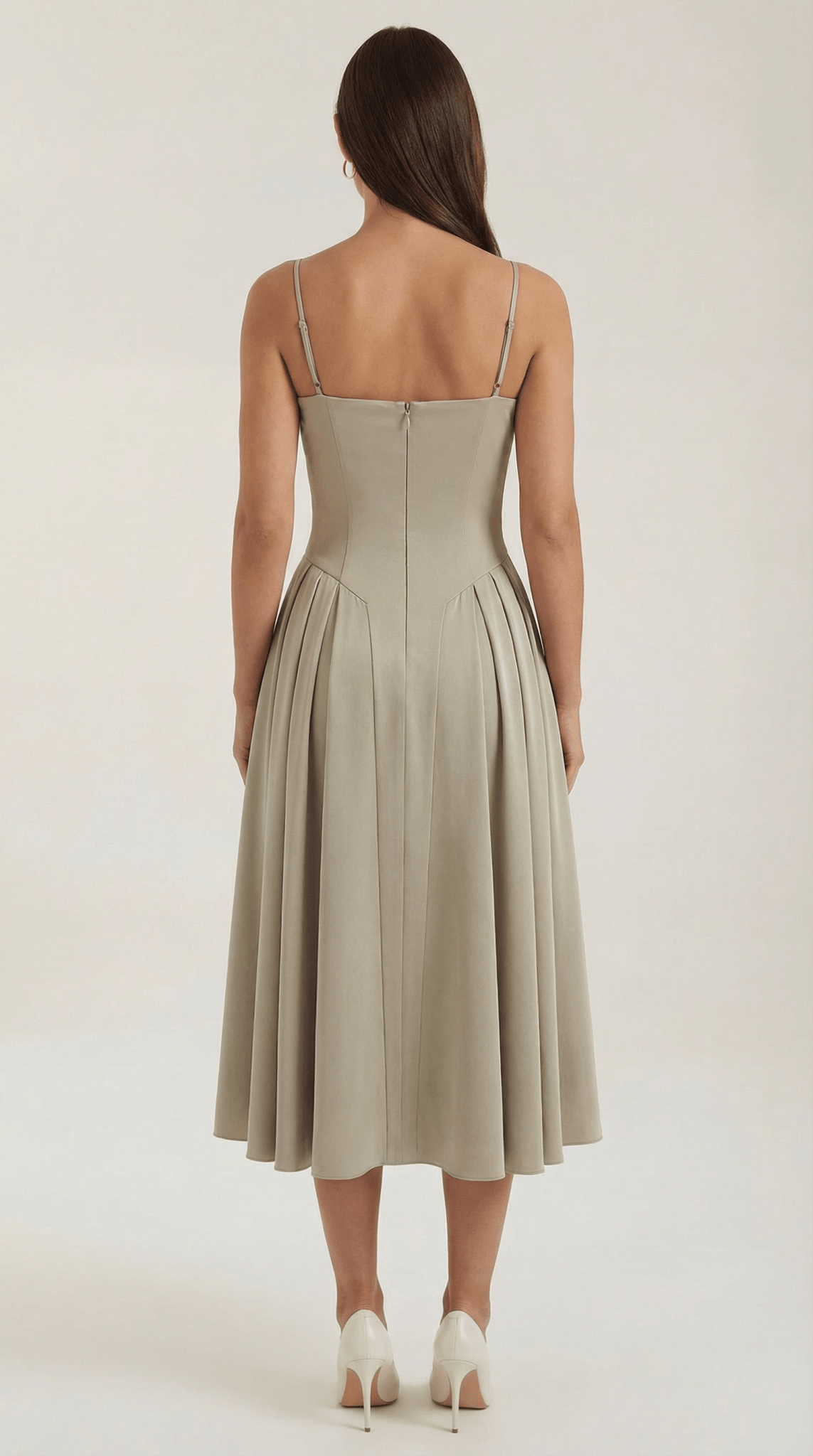 CLAUDIA | VESTIDO MIDI CON CORSÉ - Aurea Montiel