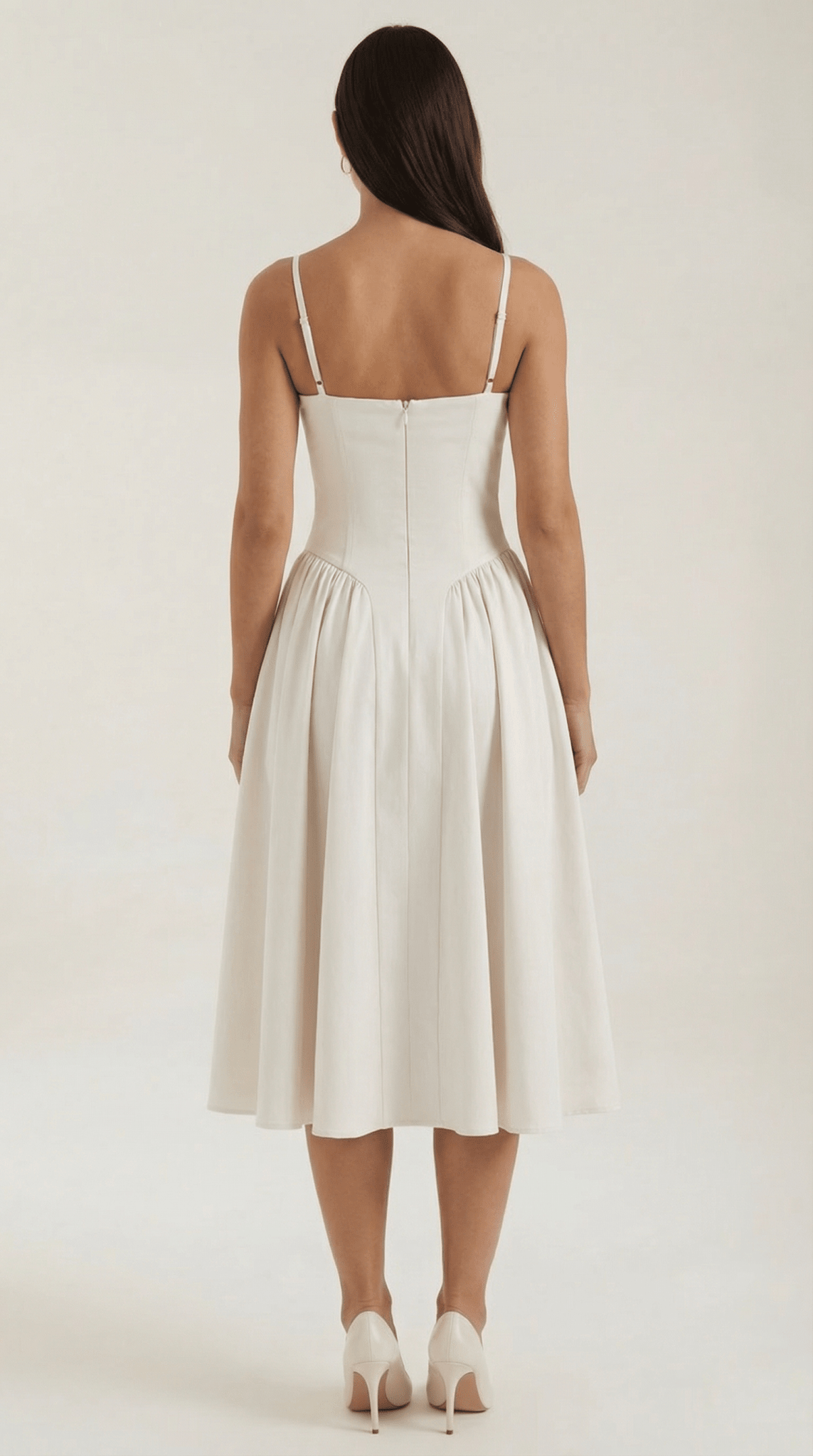 CLAUDIA | VESTIDO MIDI CON CORSÉ - Aurea Montiel