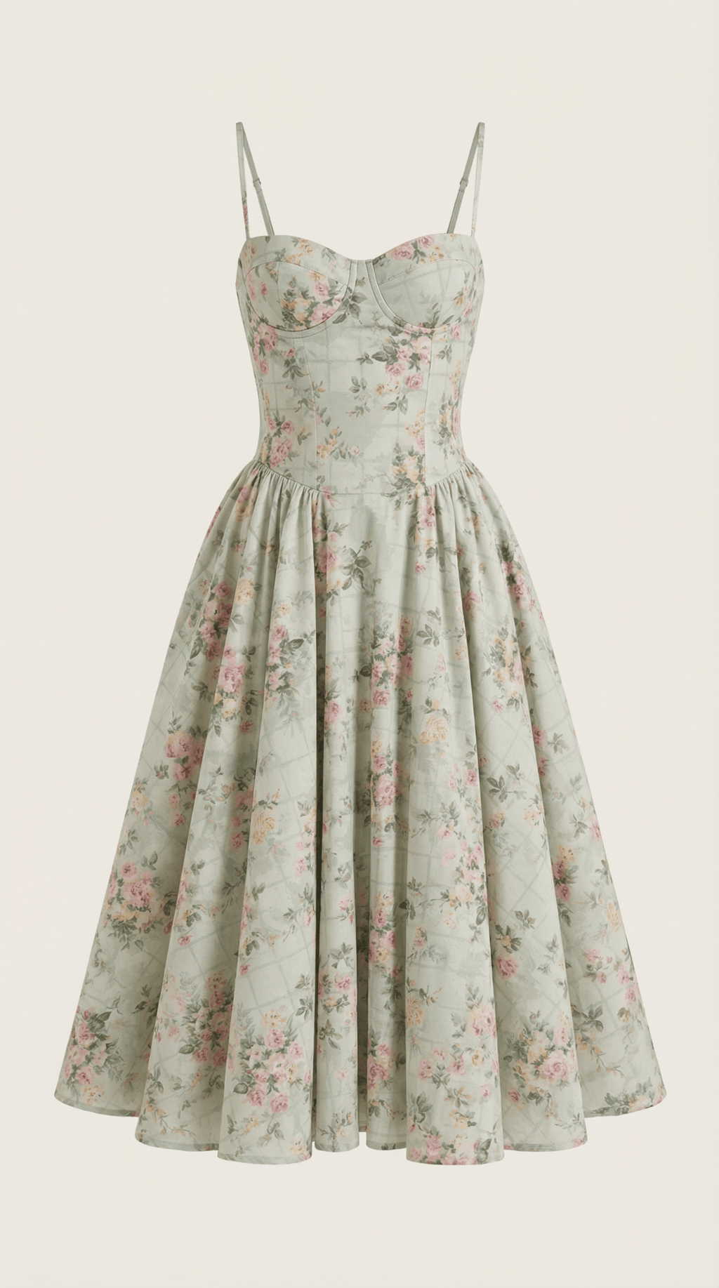 CLAUDIA | VESTIDO MIDI CON CORSÉ - Aurea Montiel