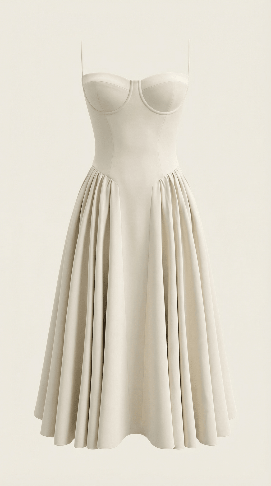 CLAUDIA | VESTIDO MIDI CON CORSÉ - Aurea Montiel