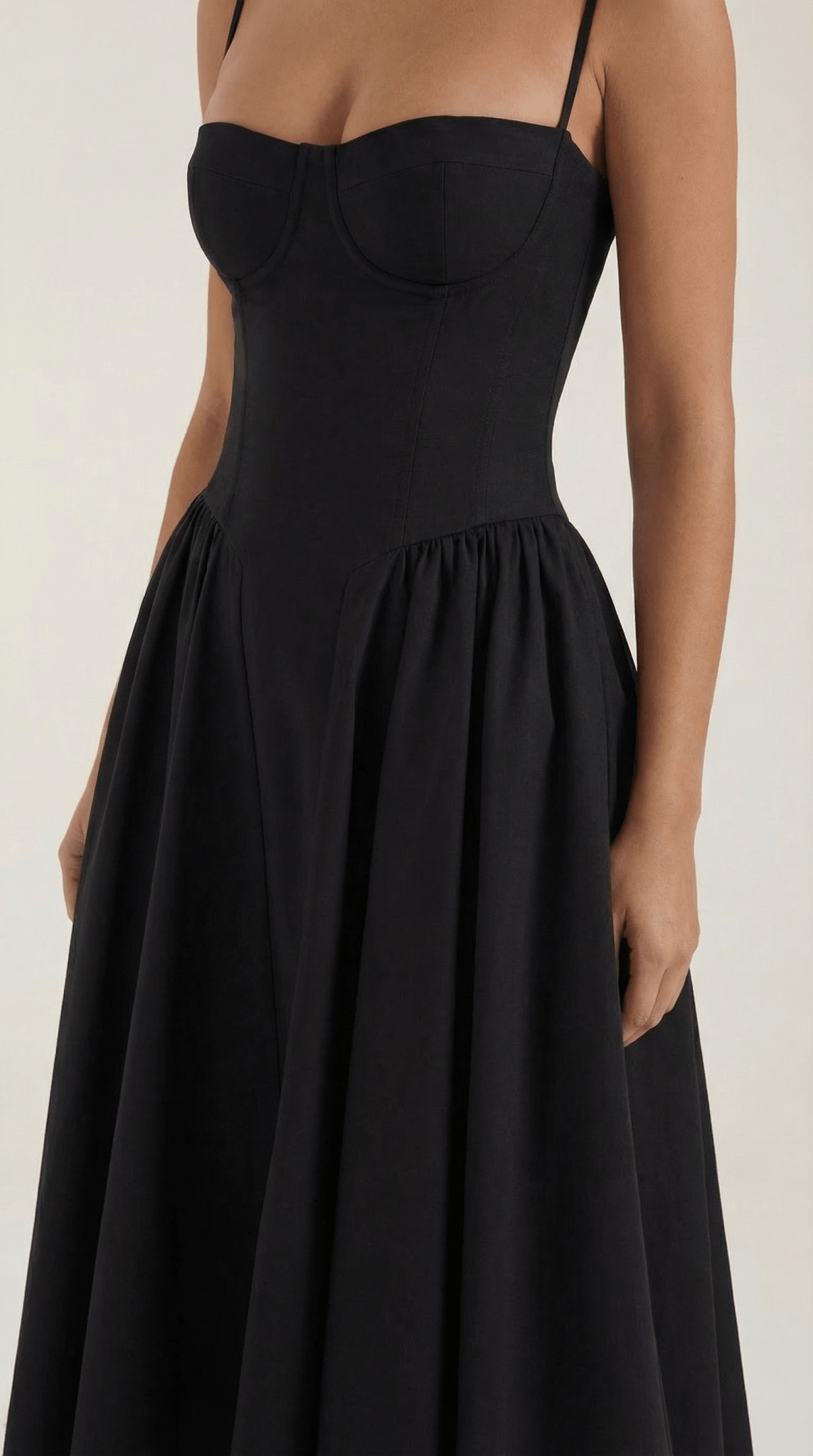 CLAUDIA | VESTIDO MIDI CON CORSÉ - Aurea Montiel