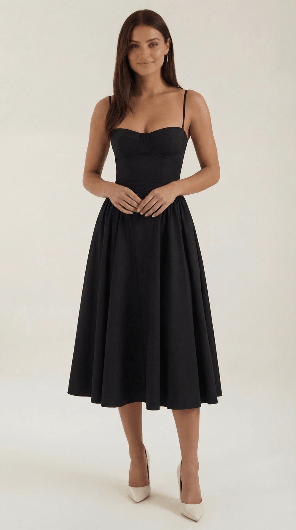 CLAUDIA | VESTIDO MIDI CON CORSÉ - Aurea Montiel
