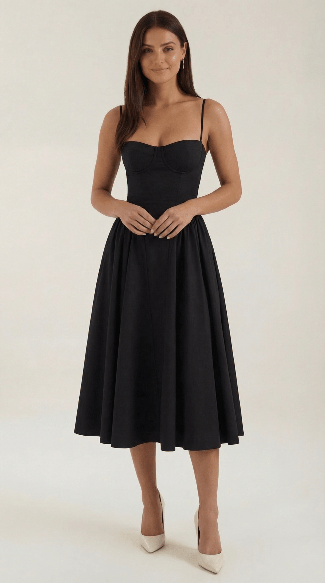 CLAUDIA | VESTIDO MIDI CON CORSÉ - Aurea Montiel