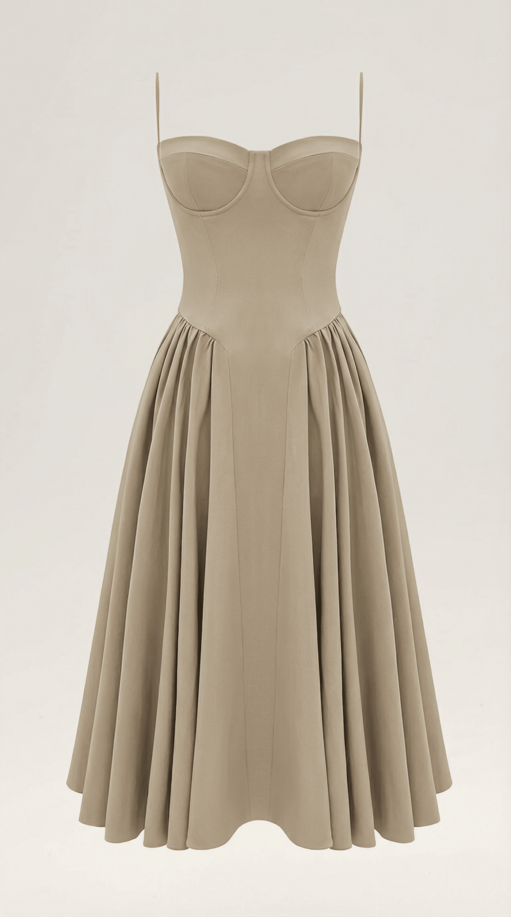 CLAUDIA | VESTIDO MIDI CON CORSÉ - Aurea Montiel
