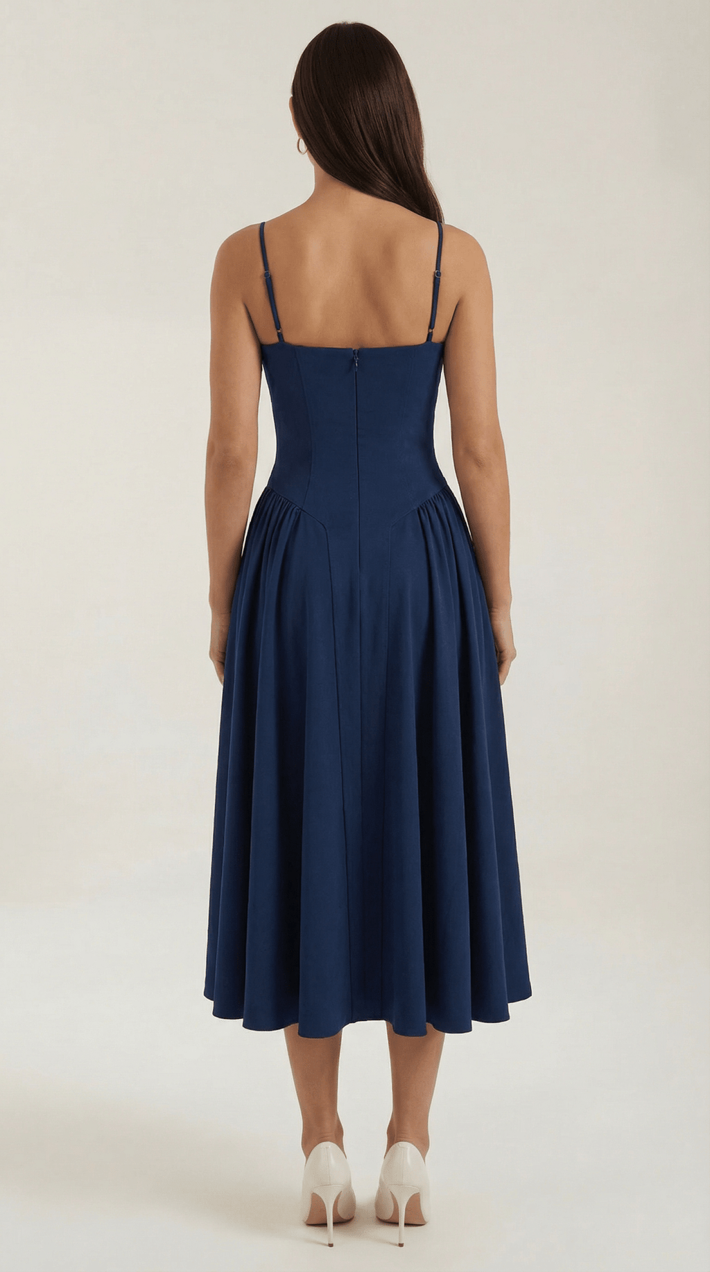 CLAUDIA | VESTIDO MIDI CON CORSÉ - Aurea Montiel