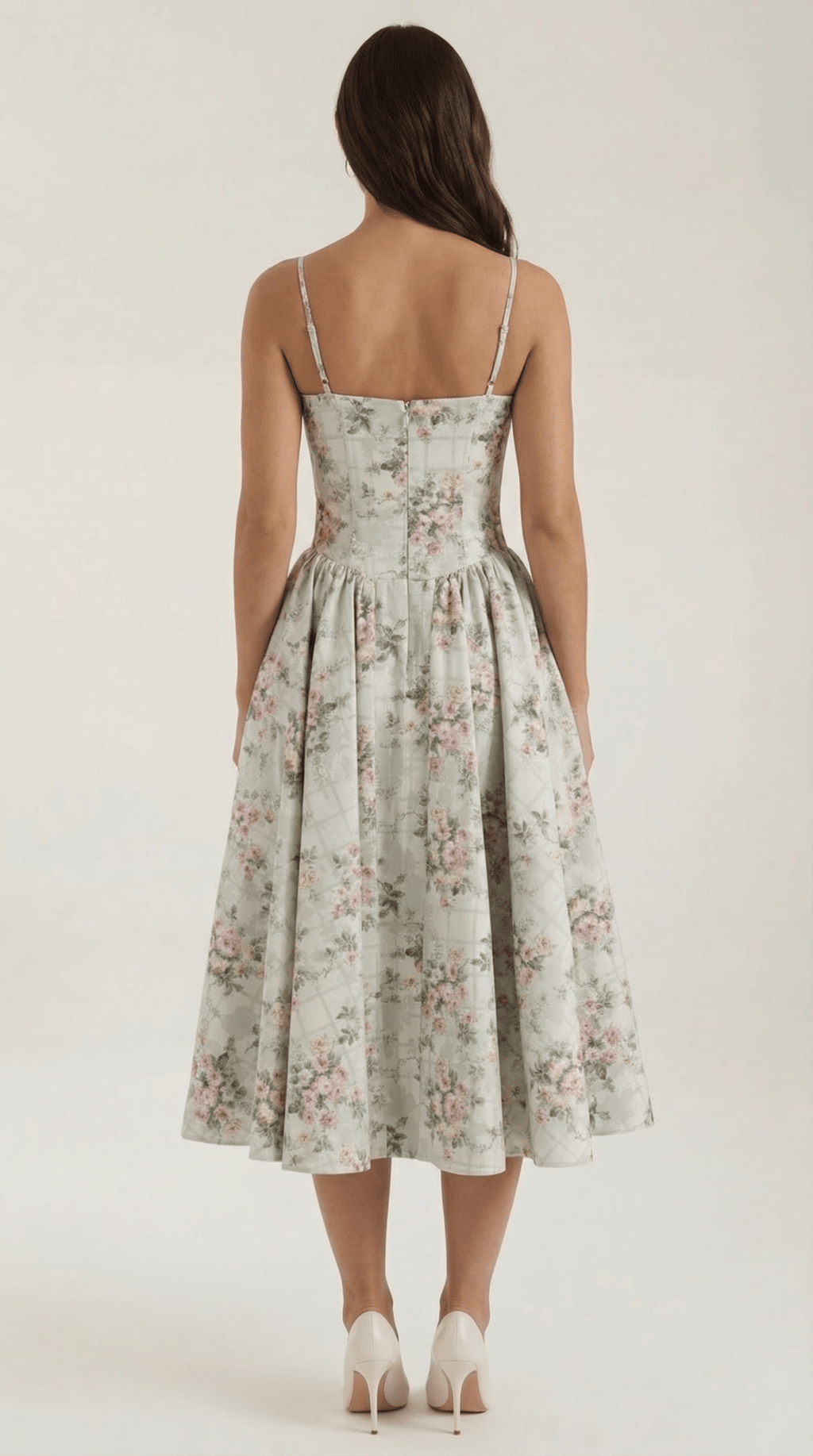 CLAUDIA | VESTIDO MIDI CON CORSÉ - Aurea Montiel