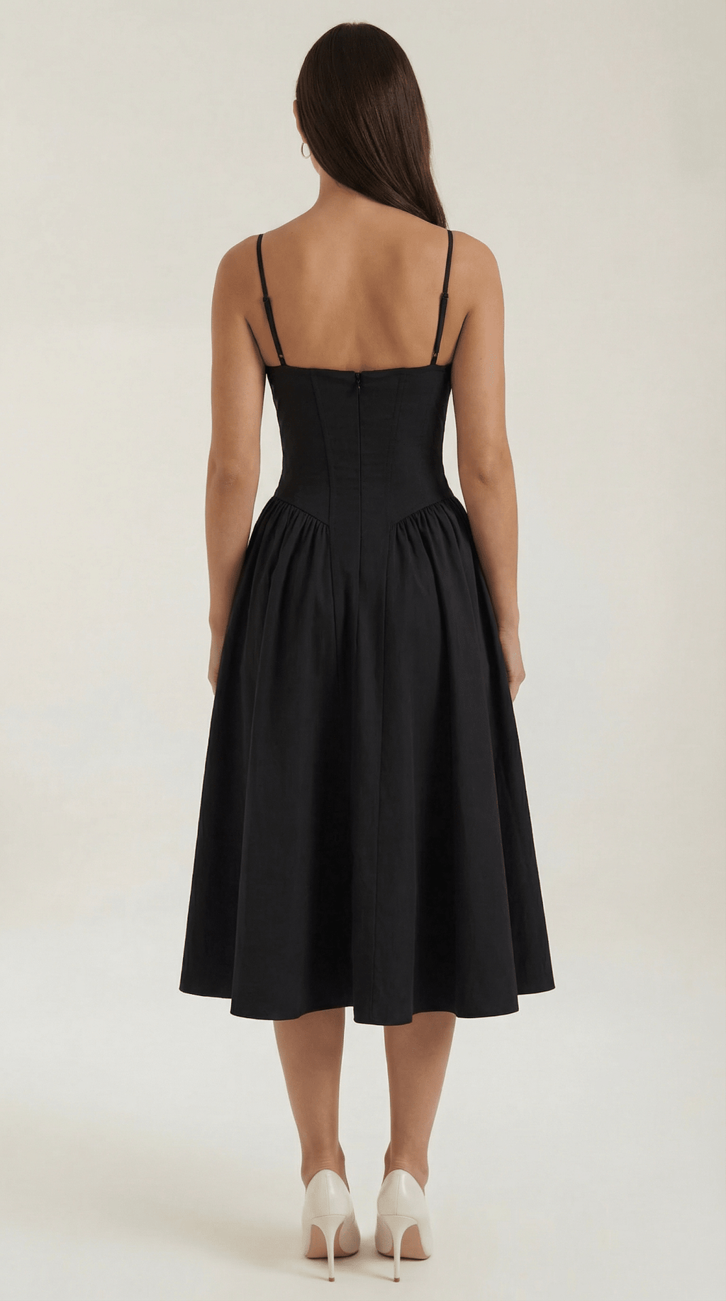CLAUDIA | VESTIDO MIDI CON CORSÉ - Aurea Montiel