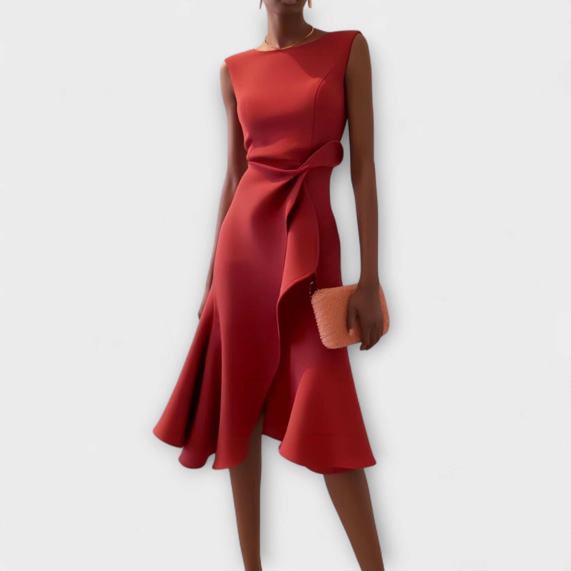 DARLEN | VESTIDO MIDI ELEGANTE - Aurea Montiel