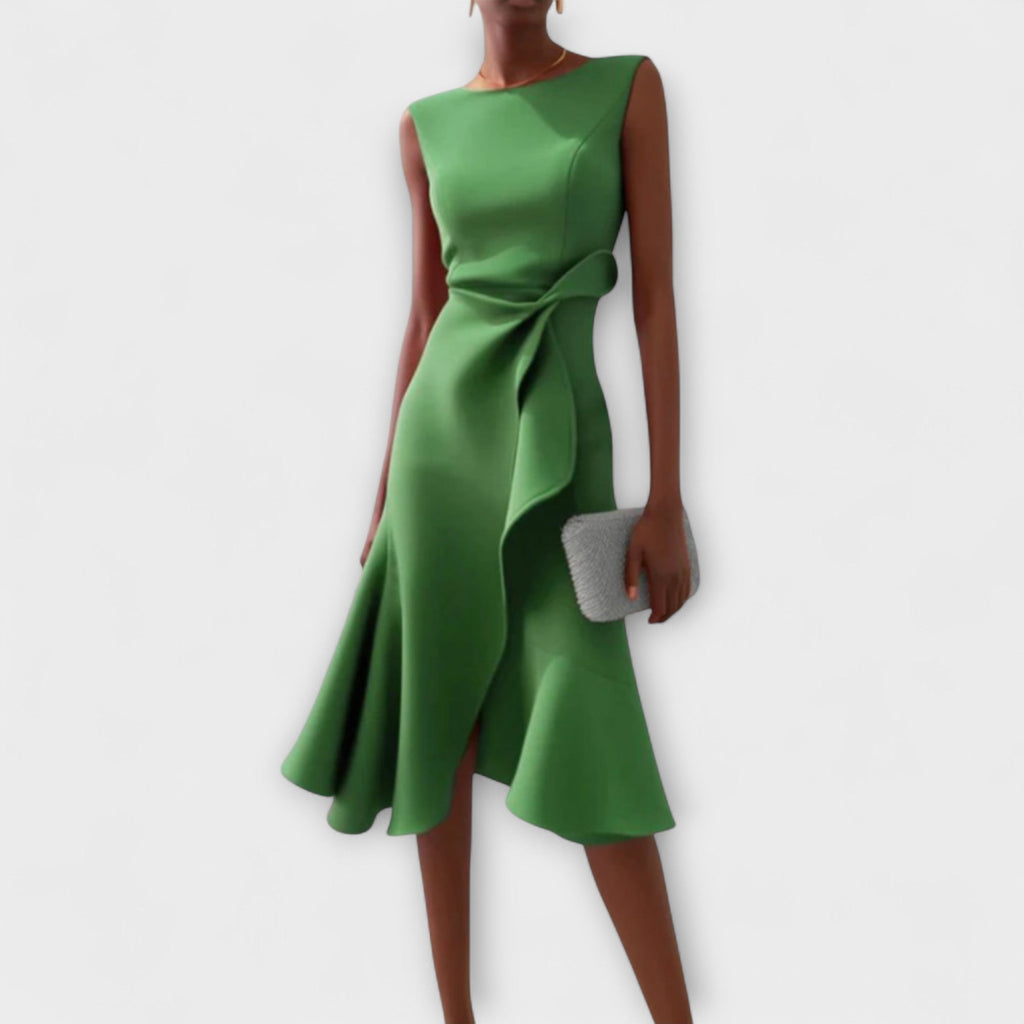 DARLEN | VESTIDO MIDI ELEGANTE - Aurea Montiel