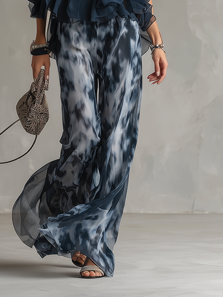 LUDOVICA | COMPLETO ELEGANTE IN CHIFFON