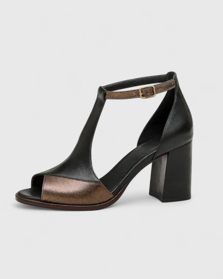 ELVIRA | SANDALIAS DE TACÓN - Aurea Montiel