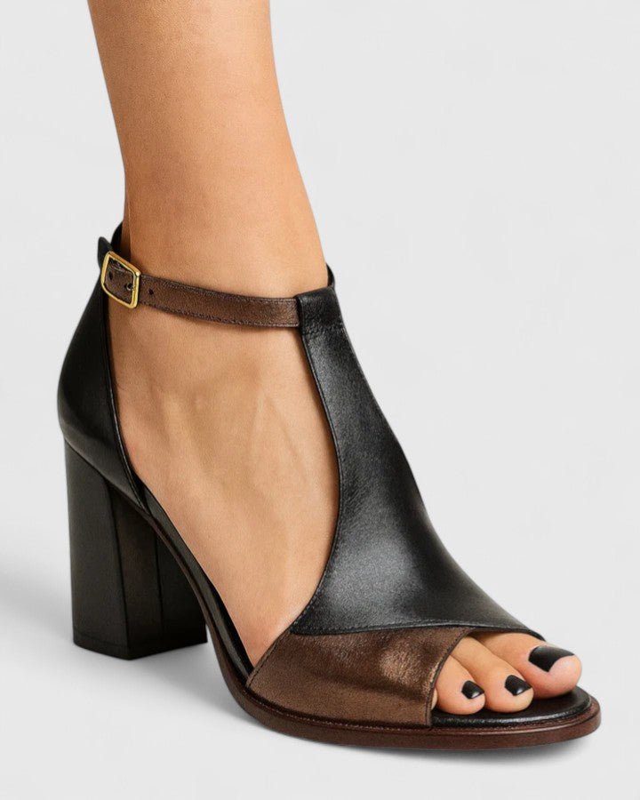ELVIRA | SANDALIAS DE TACÓN - Aurea Montiel