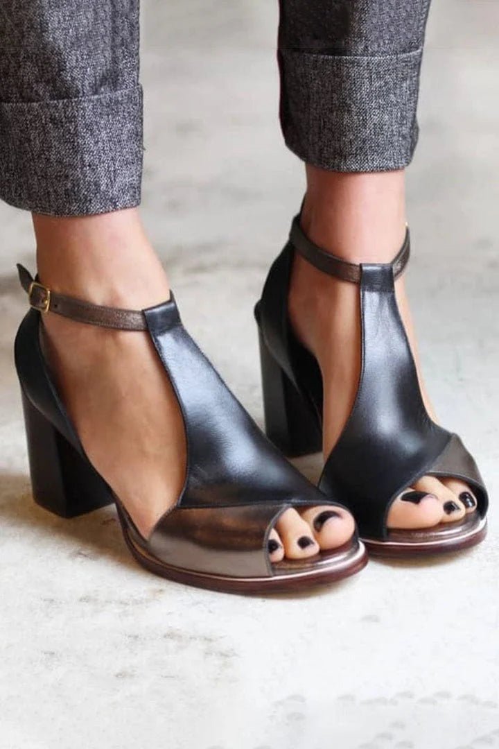 ELVIRA | SANDALIAS DE TACÓN - Aurea Montiel