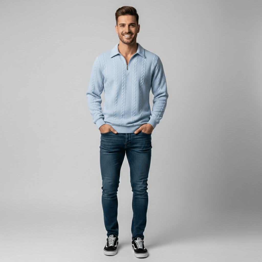 ERIC | POLO DE CUELLO ALTO - Aurea Montiel