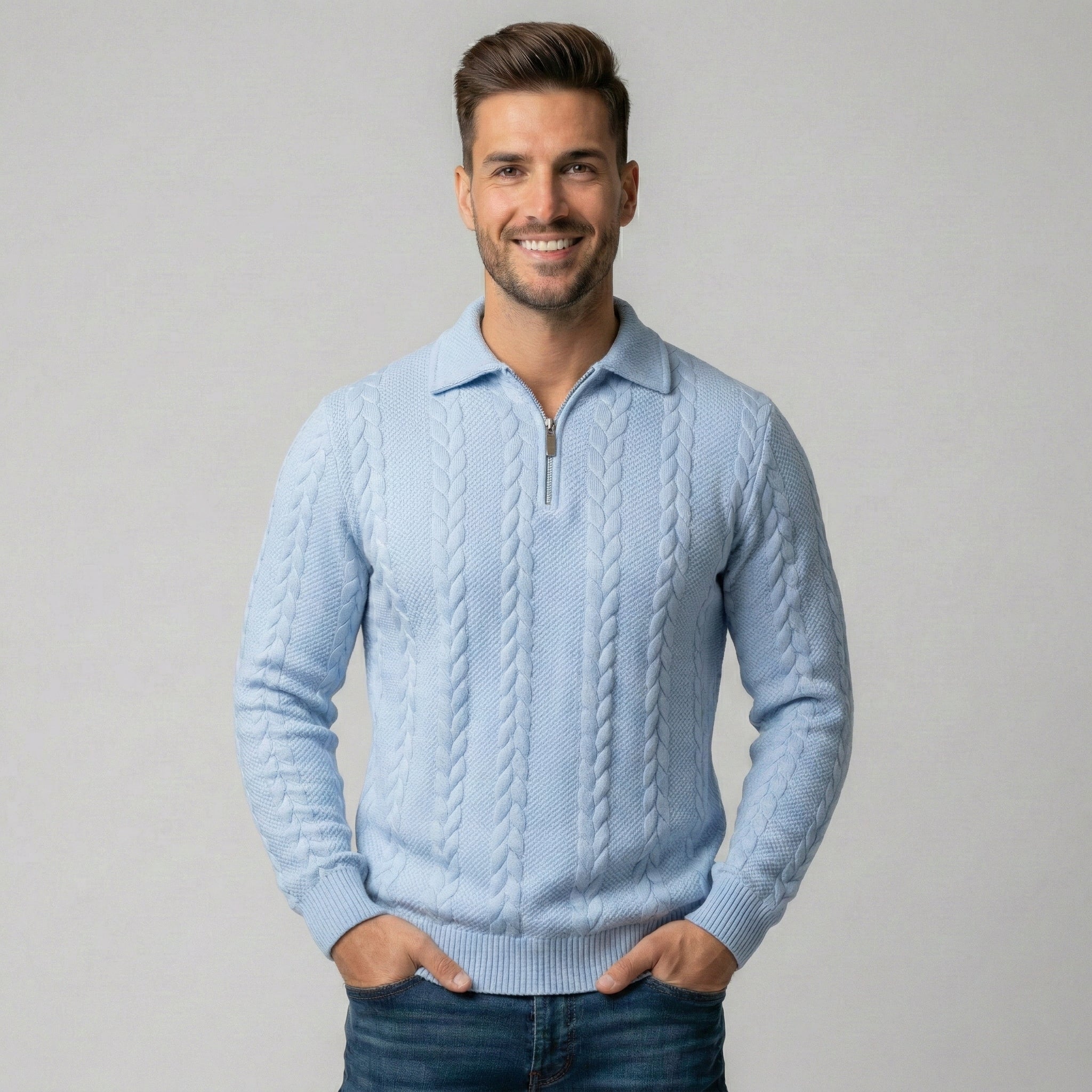 ERIC | POLO DE CUELLO ALTO - Aurea Montiel