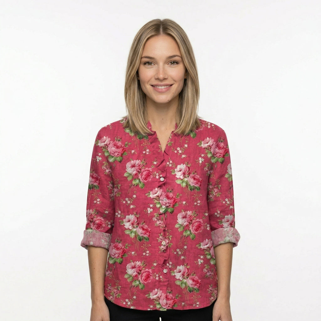 GEMA | BLUSA ESTAMPADA FLORAL - Aurea Montiel