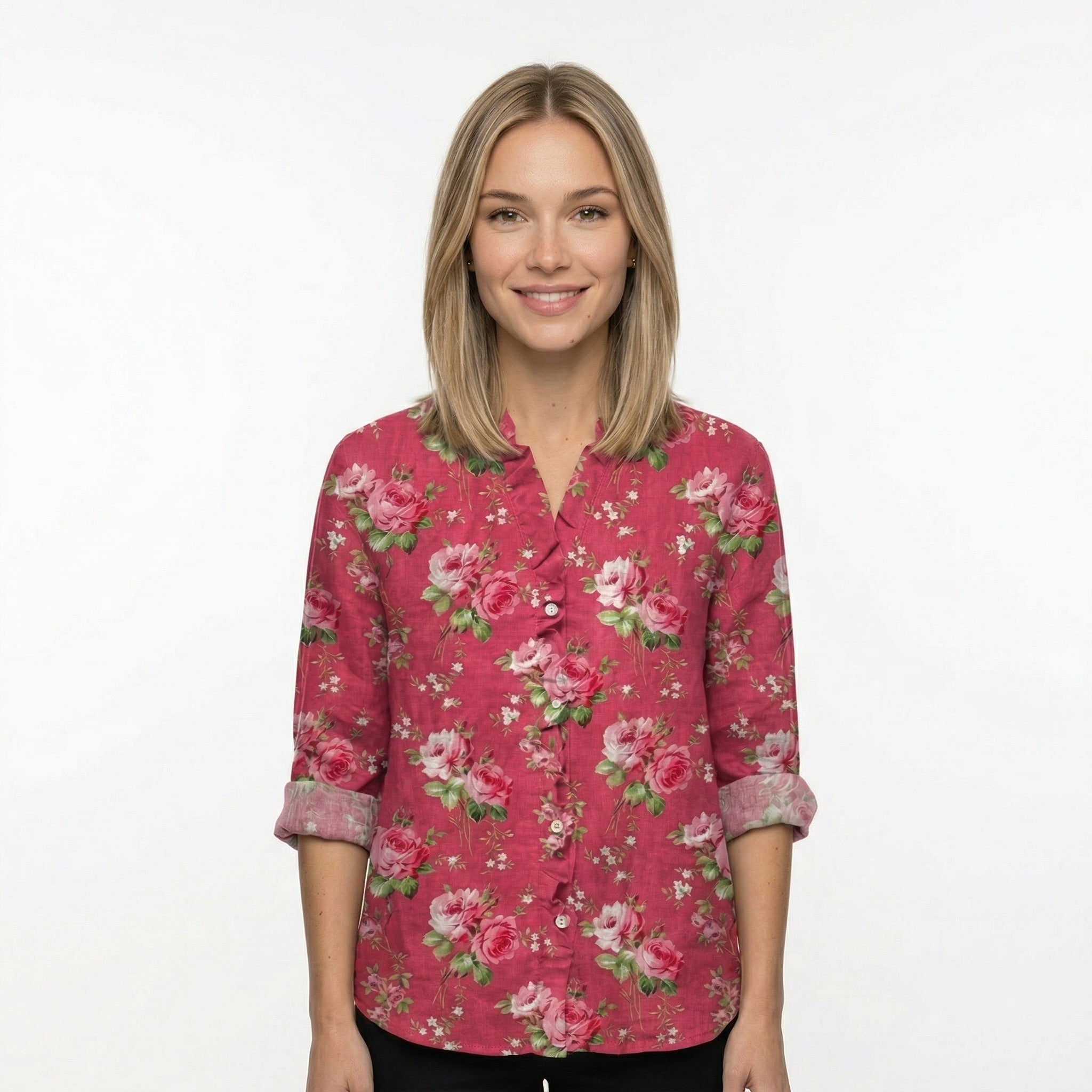 GEMA | BLUSA ESTAMPADA FLORAL - Aurea Montiel
