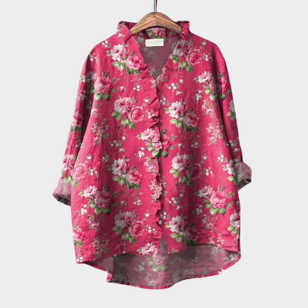 GEMA | BLUSA ESTAMPADA FLORAL - Aurea Montiel