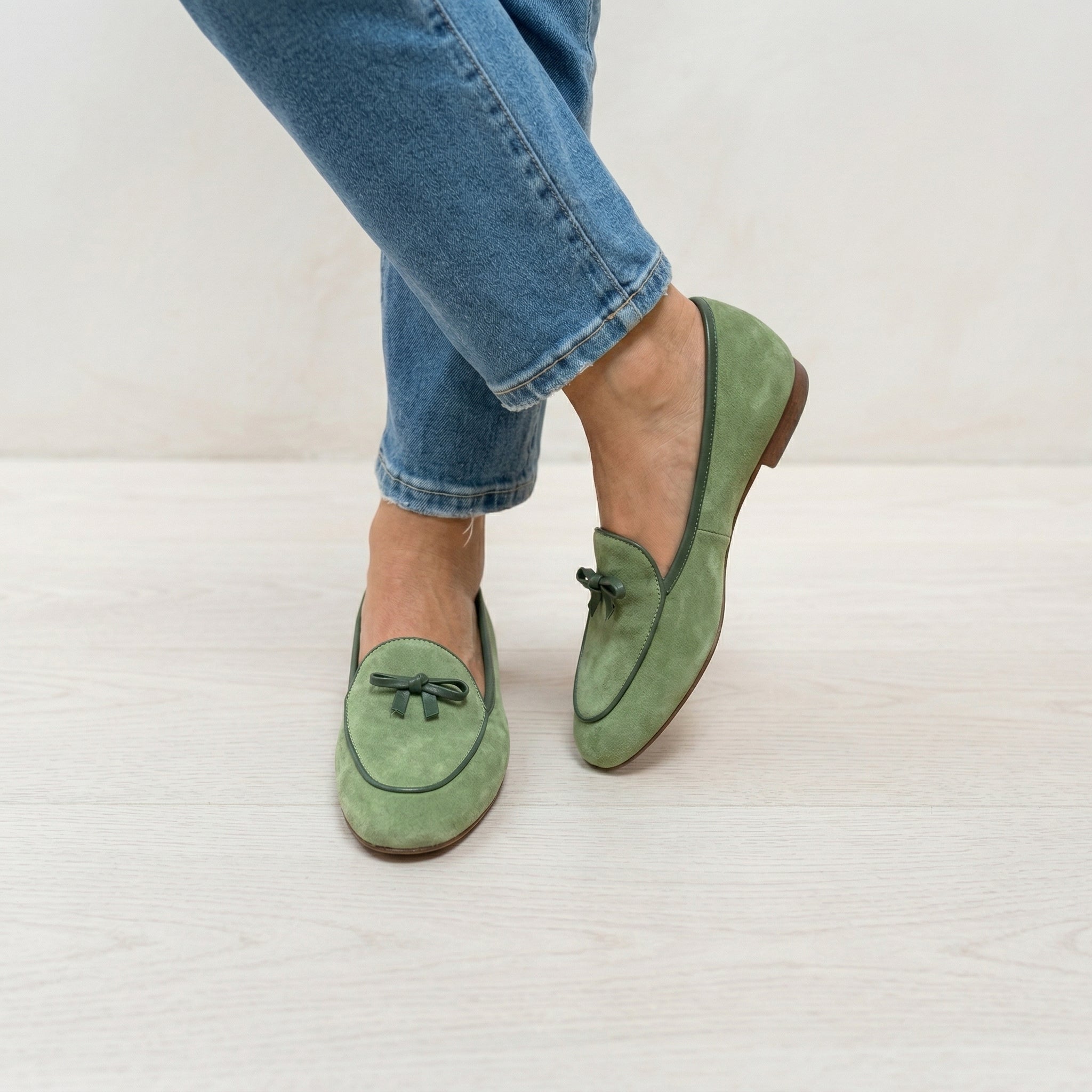 GENOVEVA | MOCASINES CON LAZO - Aurea Montiel