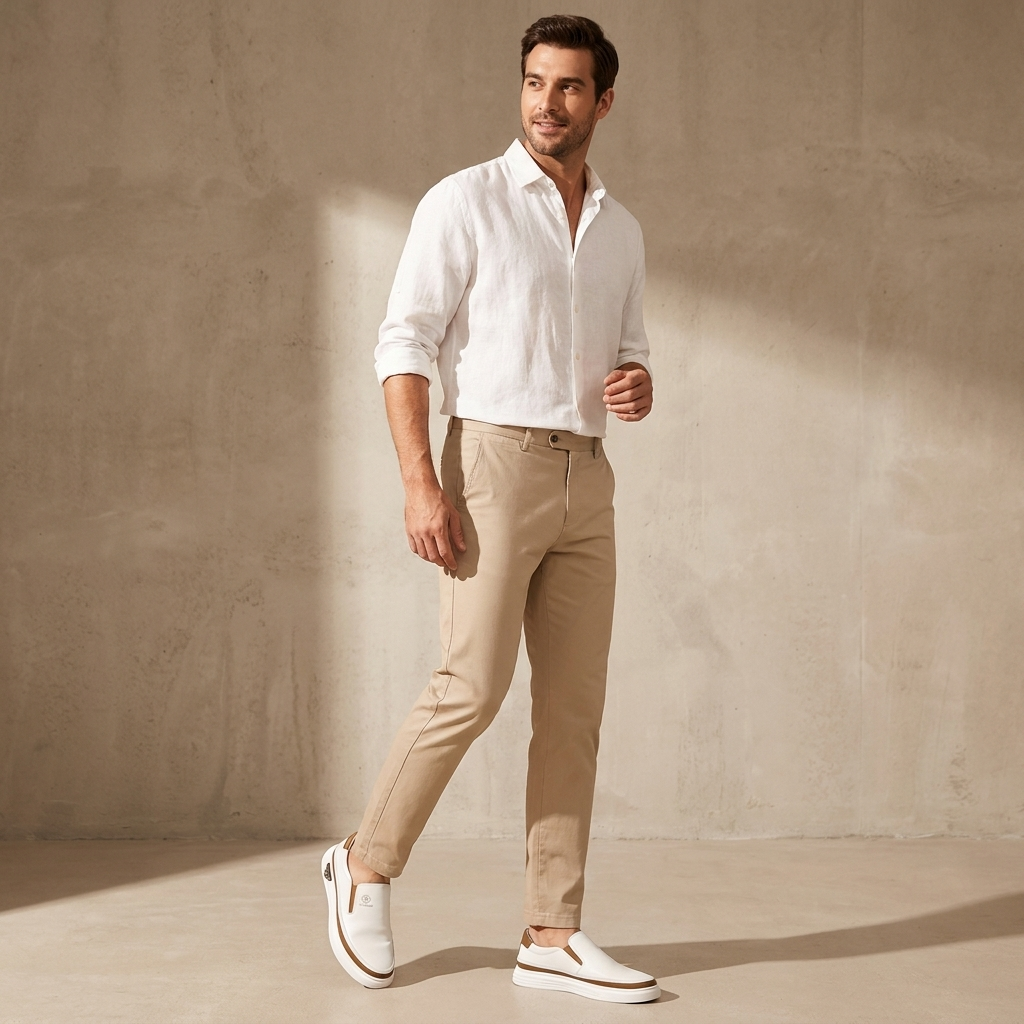 TORINO – Sneakers Slip-On da Uomo in Pelle