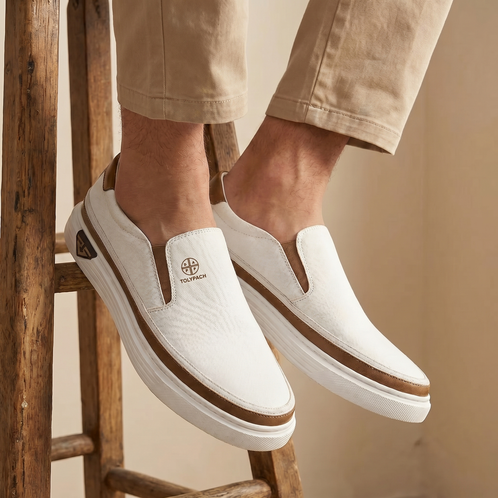 TORINO – Sneakers Slip-On da Uomo in Pelle