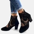 JULIA | TACONES CON ENCAJES - Aurea Montiel