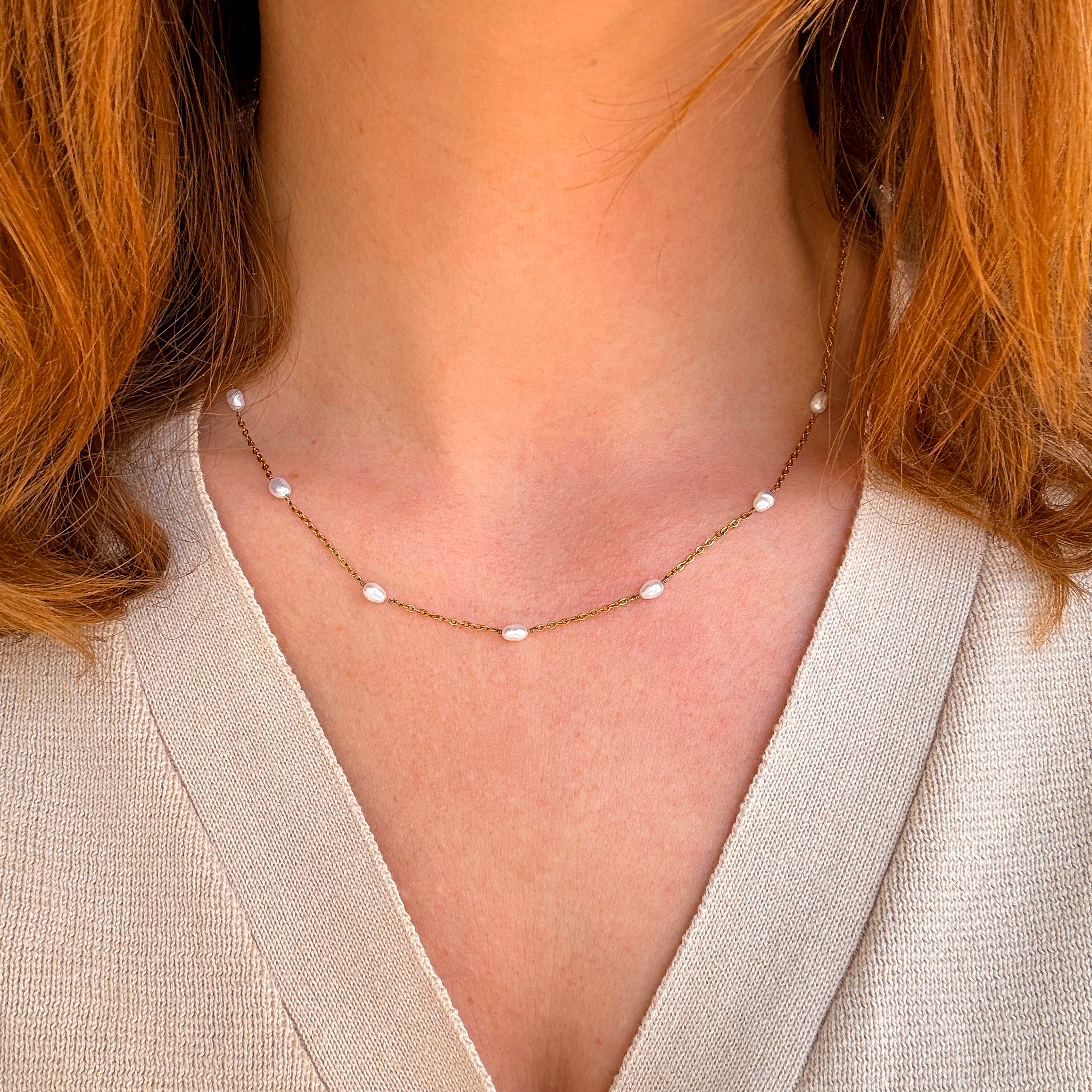 PERLA | COLLAR DE AGUA DULCE