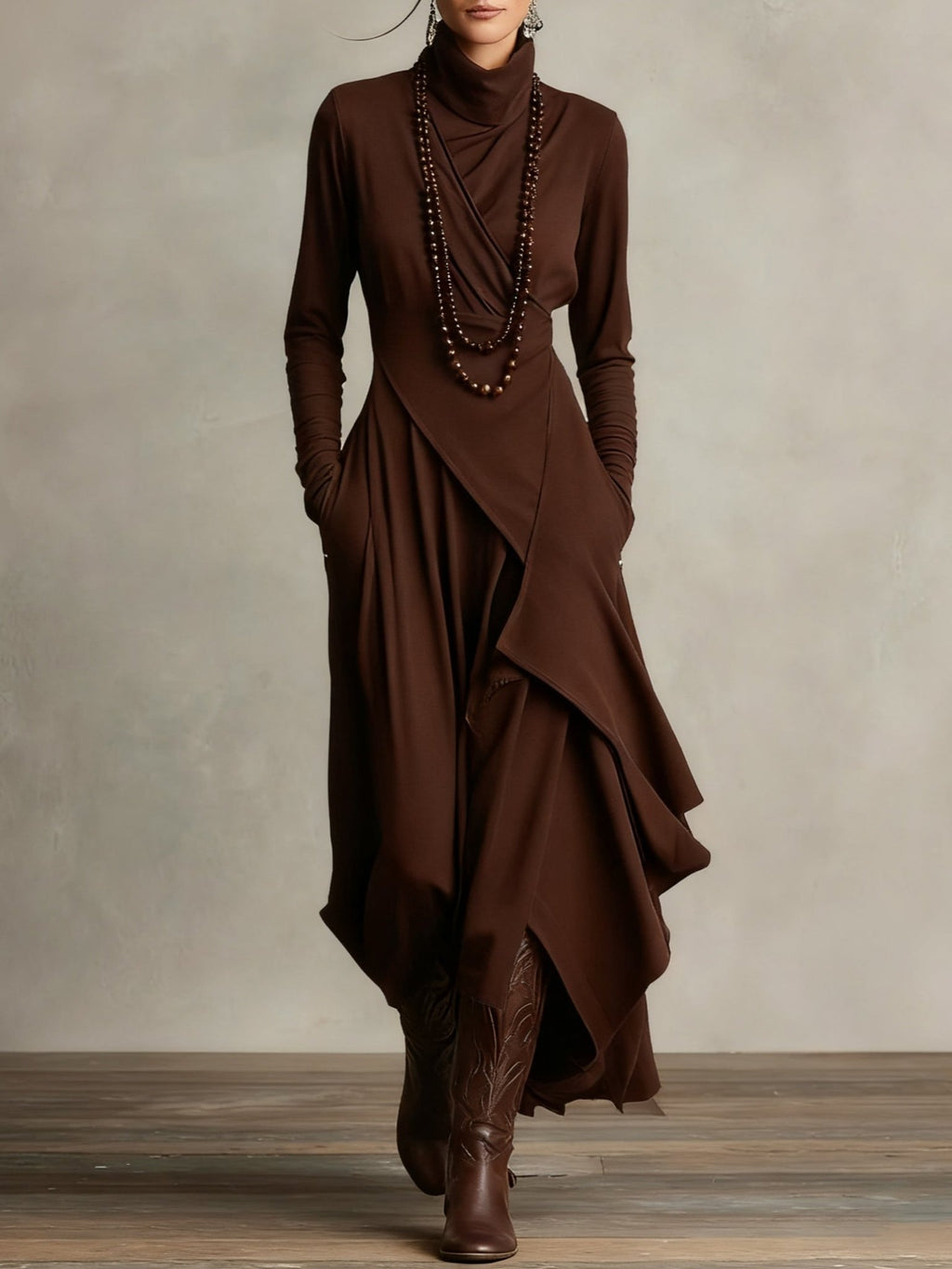 LARA | VESTIDO MAXI FLUIDO - Aurea Montiel