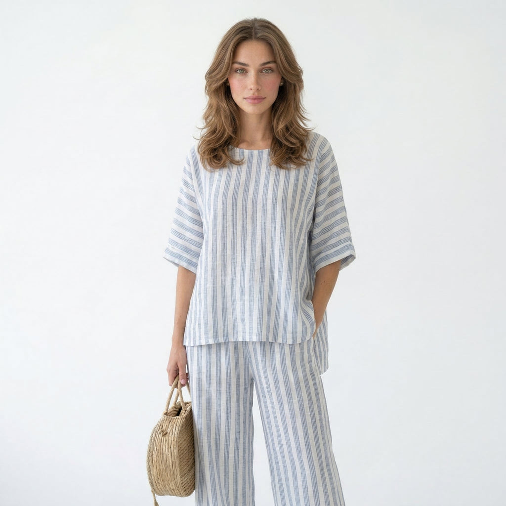 LEIRE | CONJUNTO DE LINO - Aurea Montiel