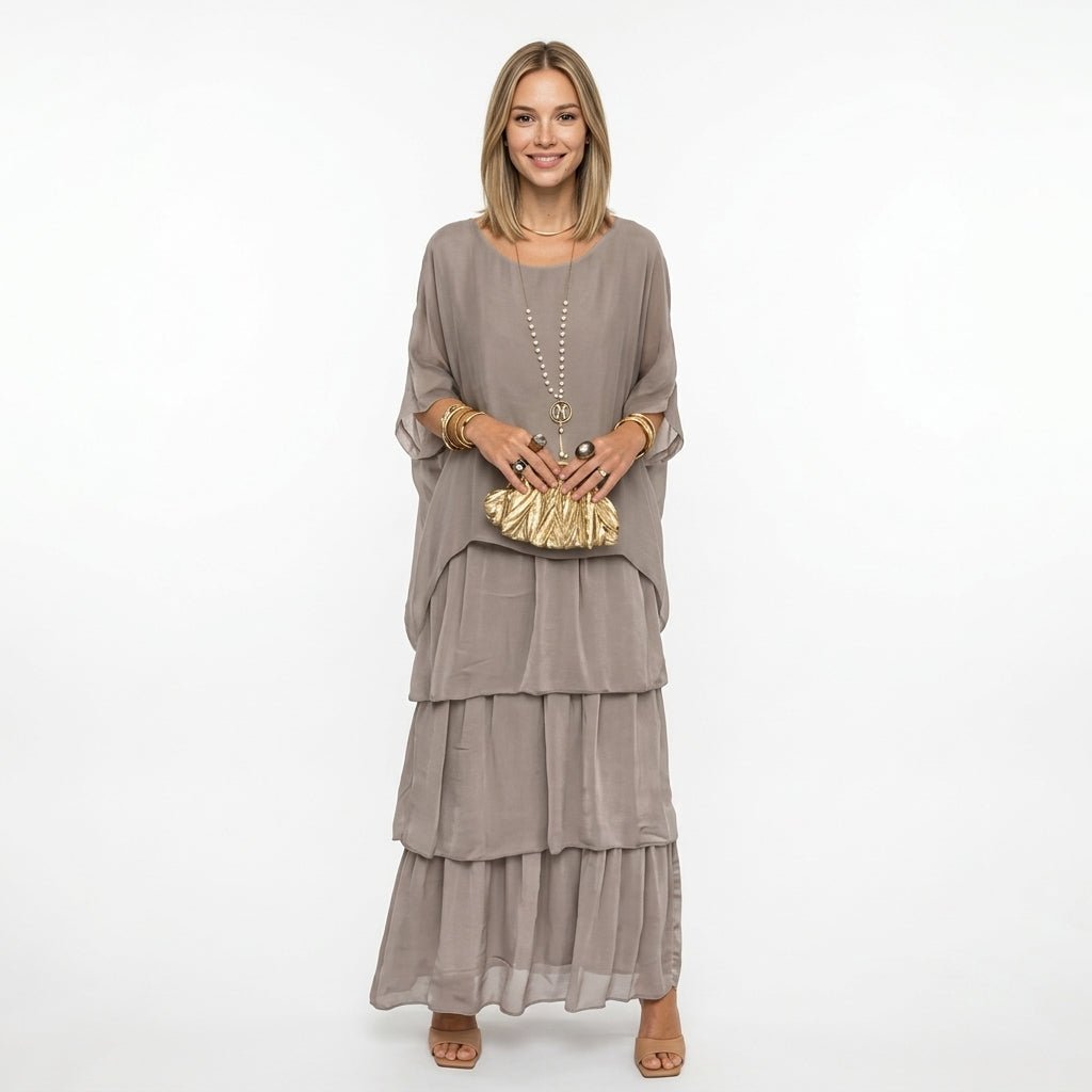 LEONOR | VESTIDO MAXI VAPOROSO - Aurea Montiel