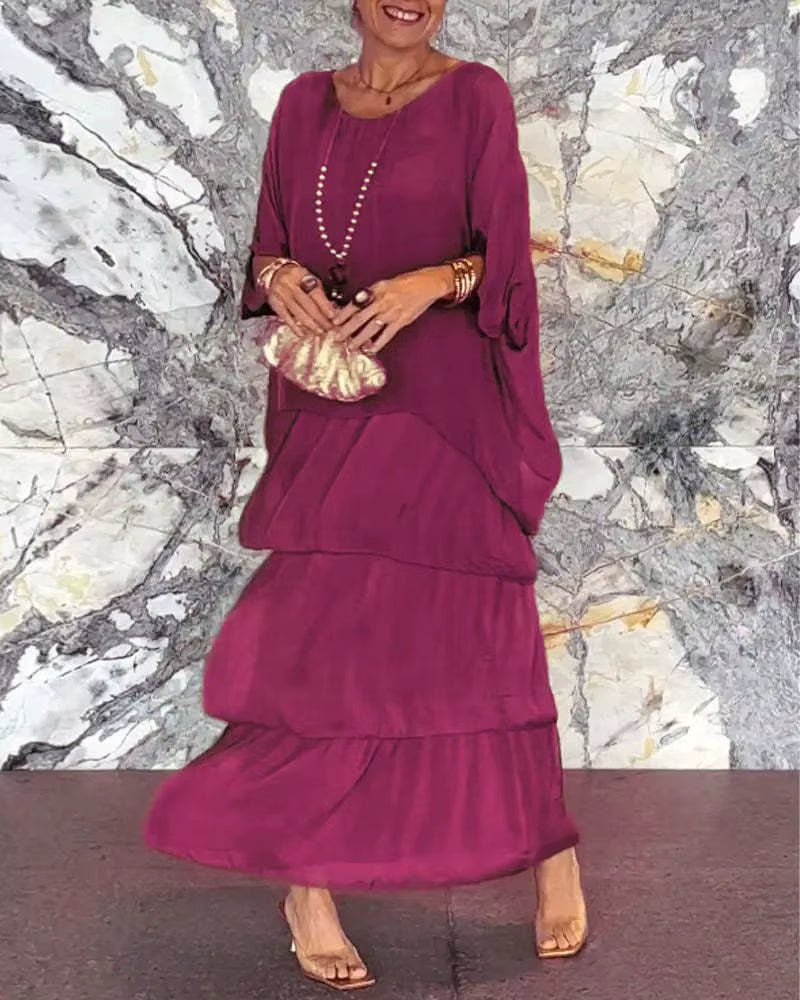 LEONOR | VESTIDO MAXI VAPOROSO - Aurea Montiel