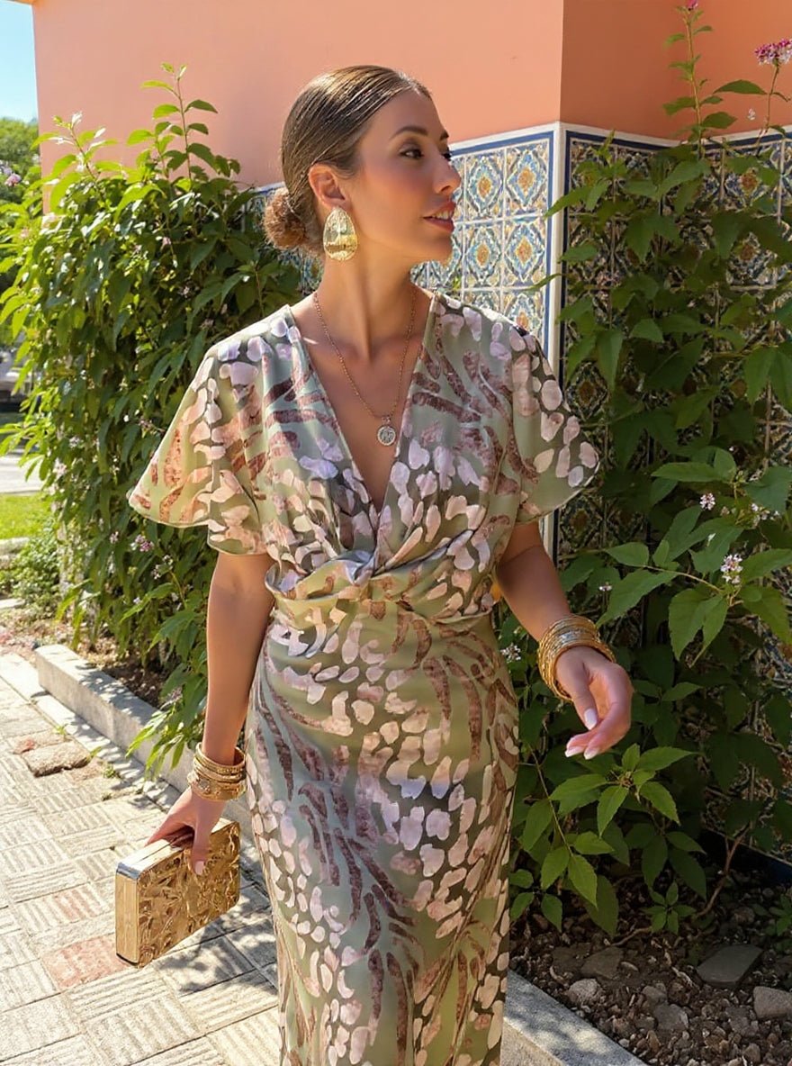 LEONORA | VESTIDO MIDI ELEGANTE - Aurea Montiel