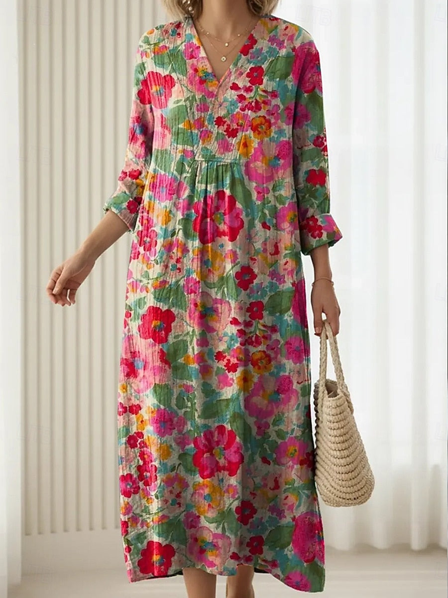REDA | VESTIDO FLUIDO FLORAL