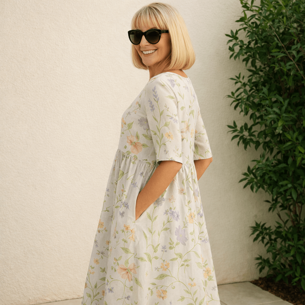 LILY | VESTIDO MIDI FLORAL - Aurea Montiel
