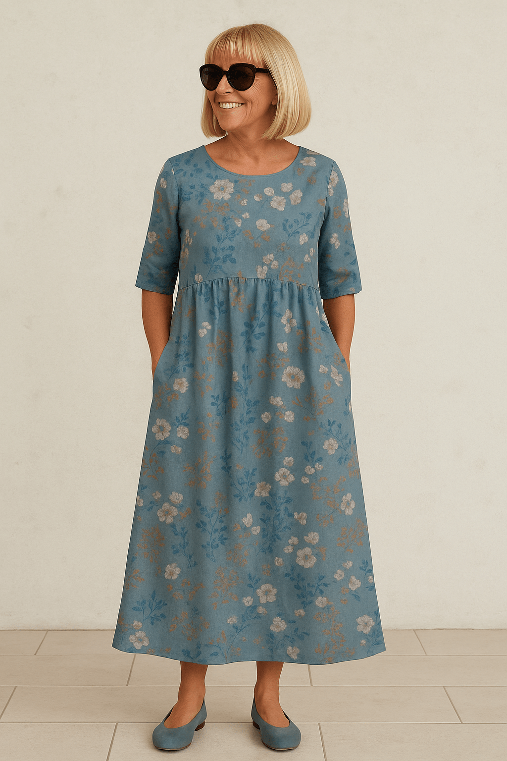 LILY | VESTIDO MIDI FLORAL - Aurea Montiel